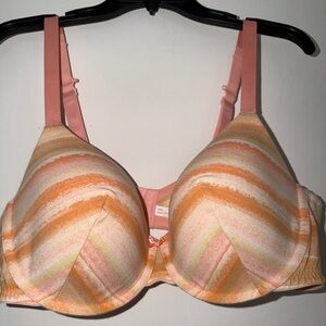 Colorful Striped Women's Bra